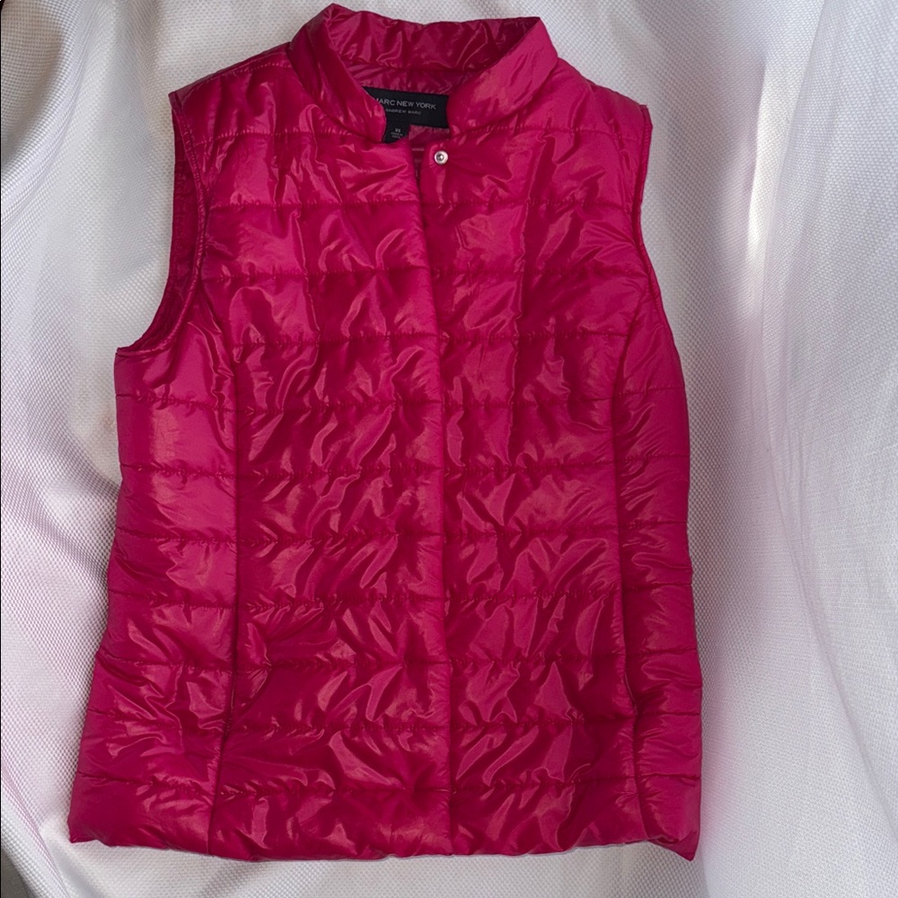 Like New - Women's Pink Marc New York Puffer Vest - XS
